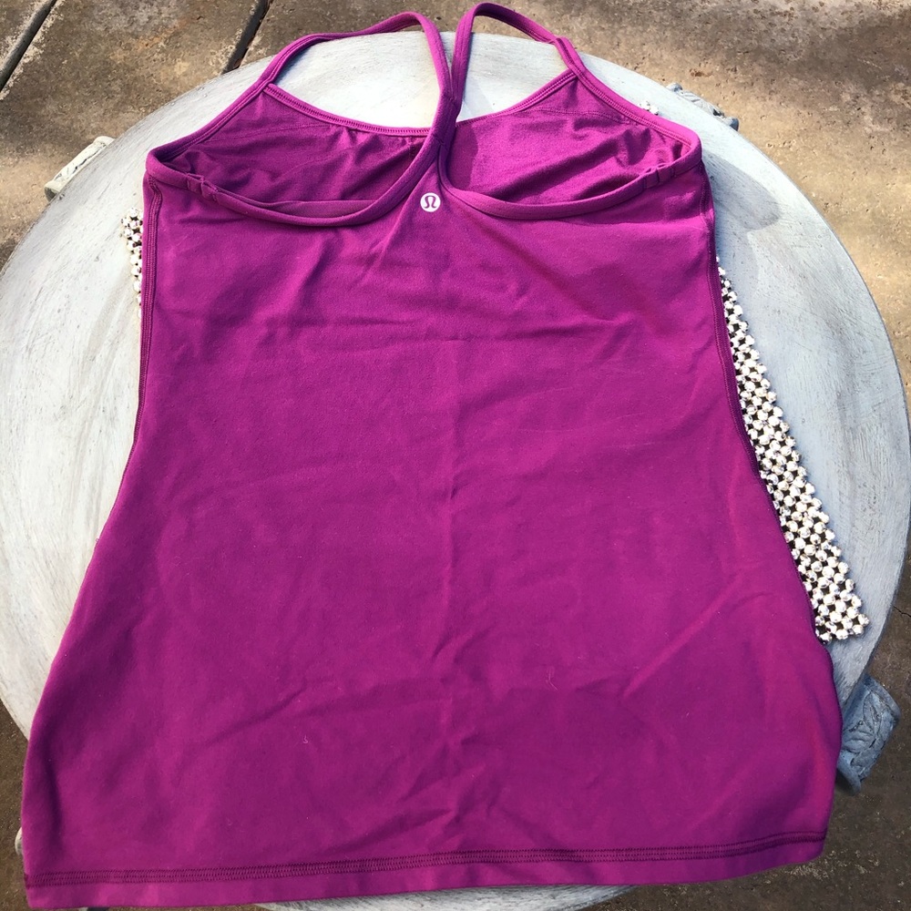 Lululemon purple tank size 8